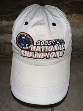 University of North Carolina 2005 NCAA National Champions White Baseball Cap